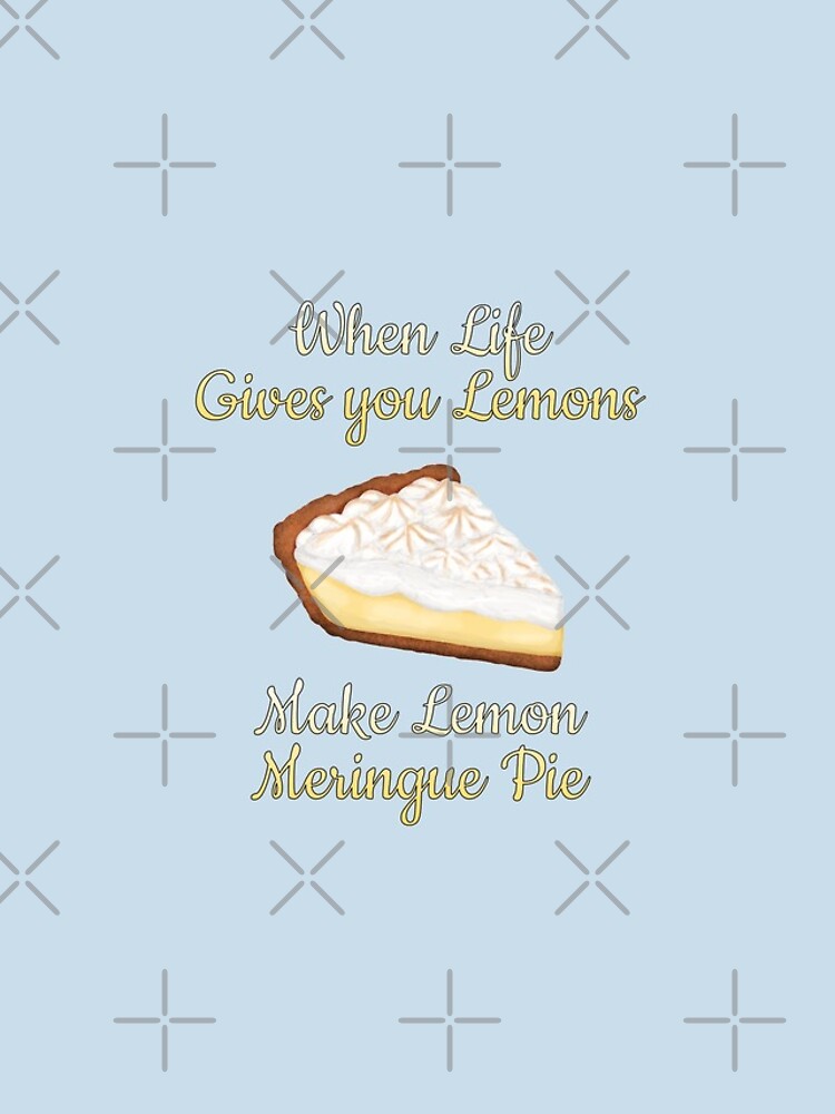 "When Life Gives You Lemons, Make Lemon Meringue Pie" iPhone Case for