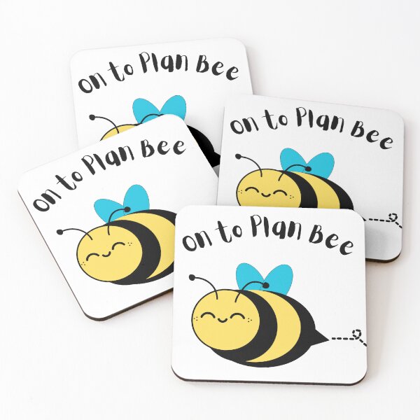 Item preview, On to Plan Bee - Funny Bee Design designed and sold by LaughingLabCoat.