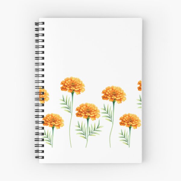 Item preview, Retro watercolor Marigold Garden  designed and sold by Charmy Design.