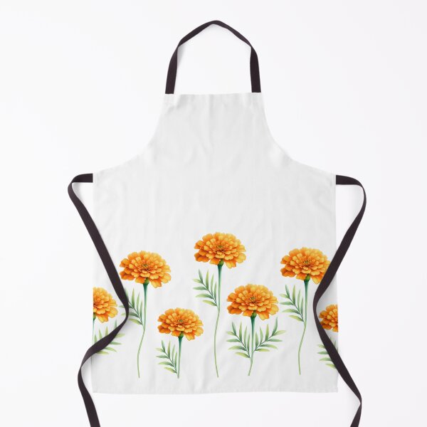 Item preview, Retro watercolor Marigold Garden  designed and sold by Charmy Design.