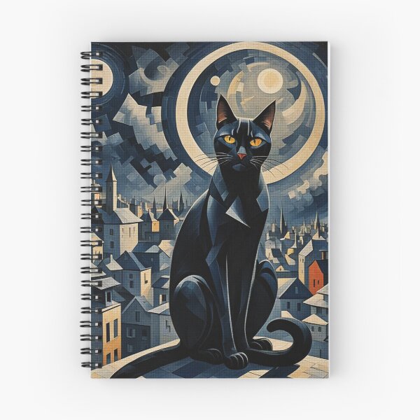 Item preview, Black Cat on the Moonlight at Night designed and sold by Erlin Rudho.
