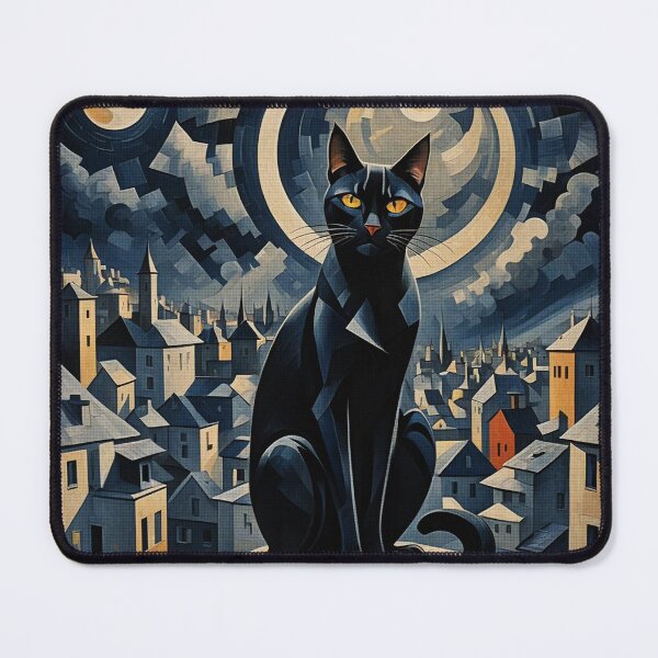 Item preview, Black Cat on the Moonlight at Night designed and sold by Erlin Rudho.
