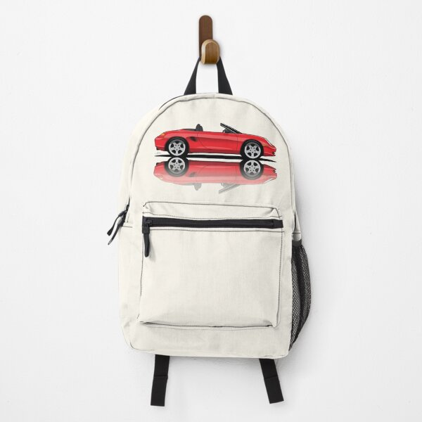 Item preview, Porsche 986 Boxster classic illustration red reflection designed and sold by blackdogshop.