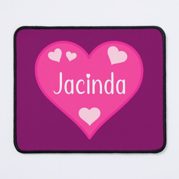 Item preview, Jacinda Name Pink Heart designed and sold by Jeallan Designs.