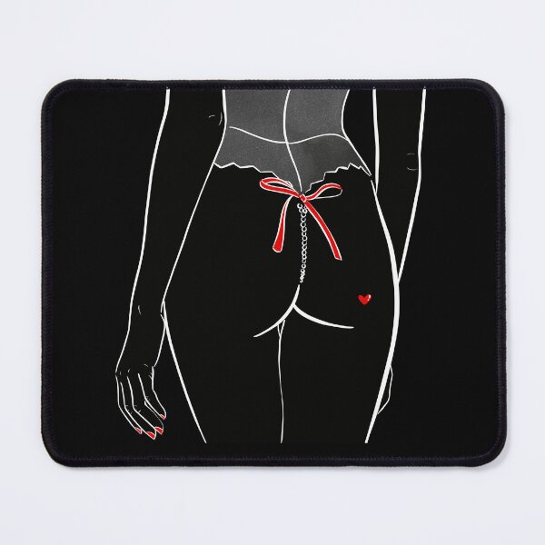 Item preview, pearl buttocks and small bow designed and sold by Culturesensible.