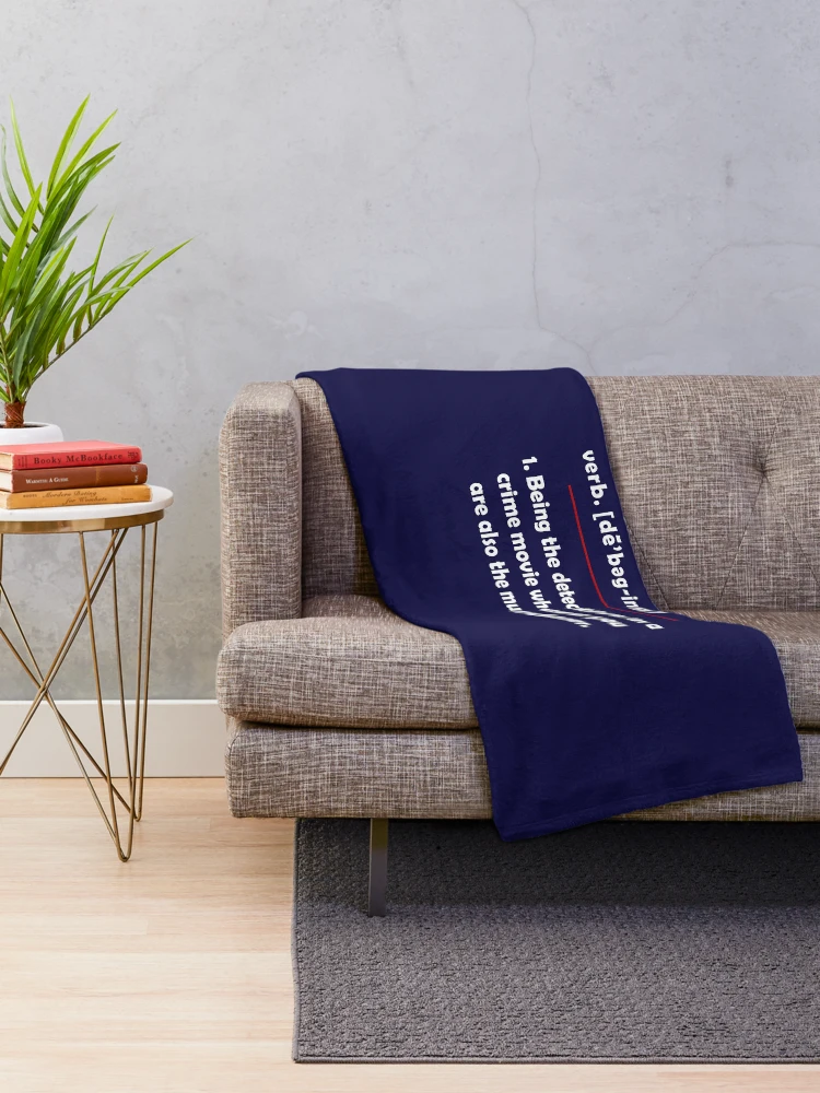 Thumbnail 2 of 6, Throw Blanket, Debugging Definition Funny Gift Computer Programmer Programming Coding Code IT Tech Support designed and sold by FernaRoje.