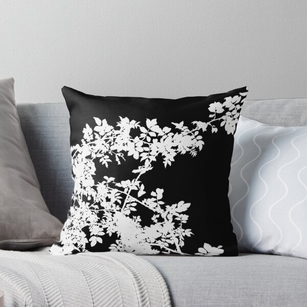 Item preview, Wild rose 2, monochrome sketch effect, inverted. designed and sold by paulboizot.
