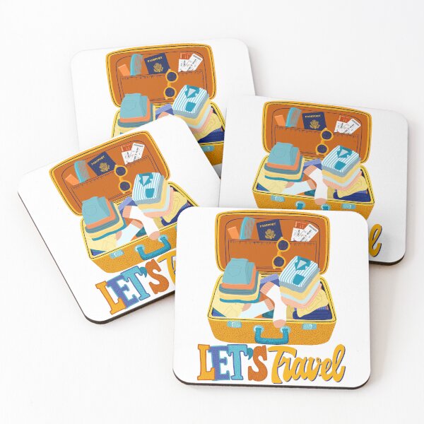 Item preview, Let’s travel illustration  designed and sold by MariaPencilArt.