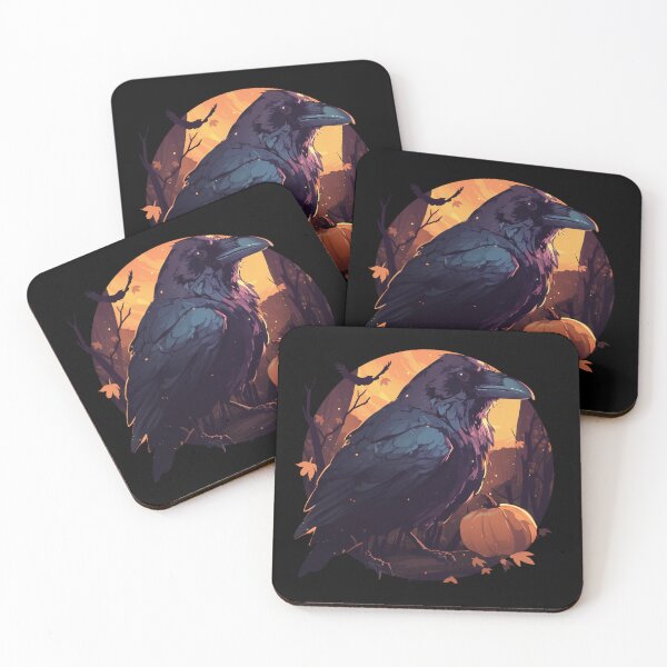 Item preview, Raven // Halloween // Crow // halloween gift // for kids // edgar allan poe designed and sold by SMARTKIT  DESIGNAGENCY.