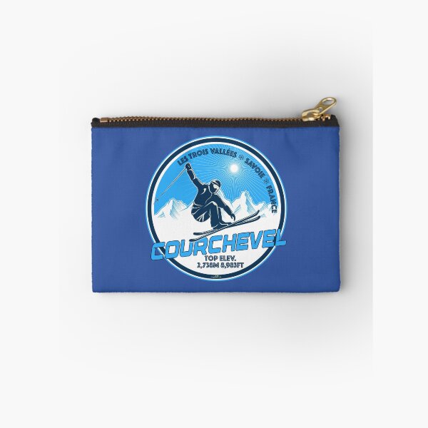 Item preview, Courchevel Skiing France Sticker T-Shirt 01 designed and sold by OuterShellUK.