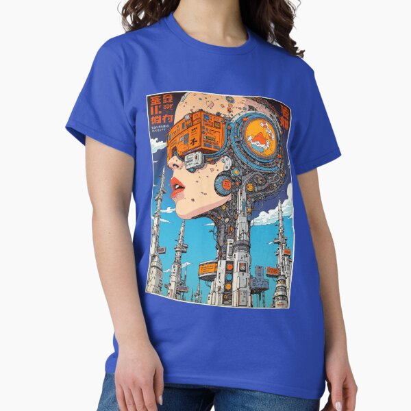 Item preview, Moebius Inspired, postcyberpunk, Dystopian, surrealist, sci-fi, designed and sold by Smash-420.