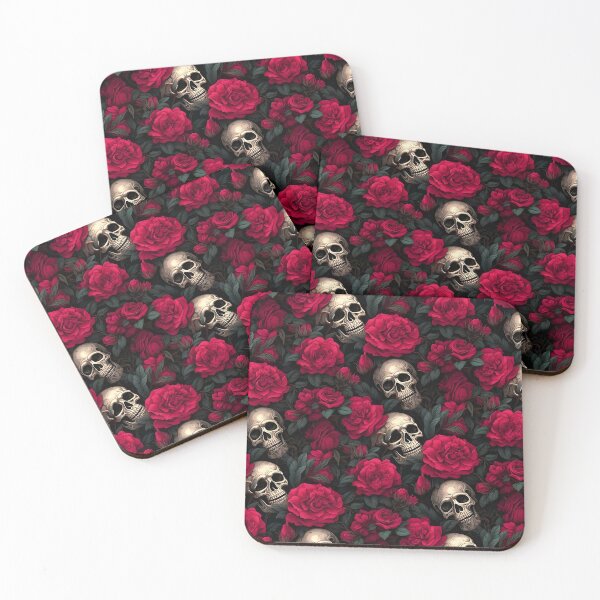 Item preview, Skulls and Roses 2 designed and sold by TrendTonicCo.