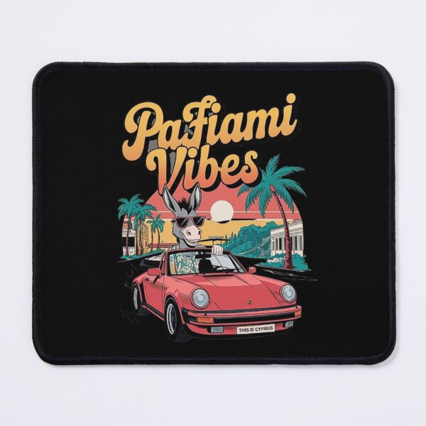 Item preview, Pafos Vibes: Vintage Car and Fun Cartoon Design designed and sold by love3617.