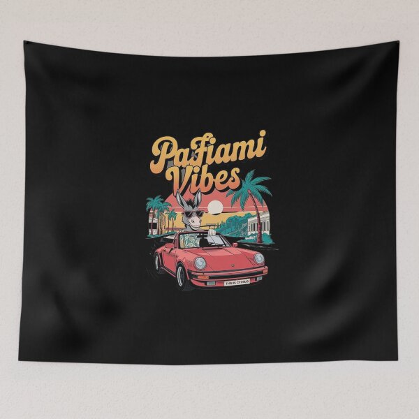 Item preview, Pafos Vibes: Vintage Car and Fun Cartoon Design designed and sold by love3617.