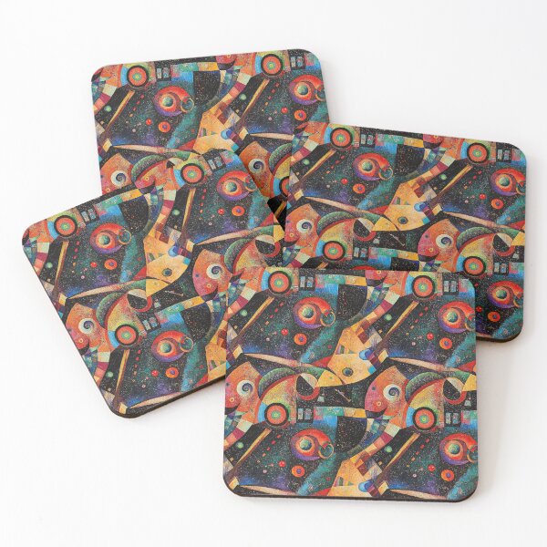 Item preview, Between Curves and Angles: Abstractions designed and sold by MidArtForge.