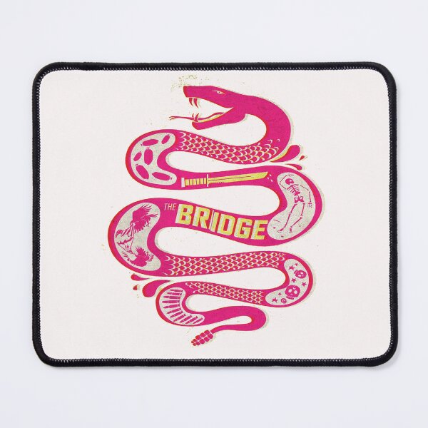 Item preview, psychedelic pink snake poster redesign designed and sold by Ratatatts.