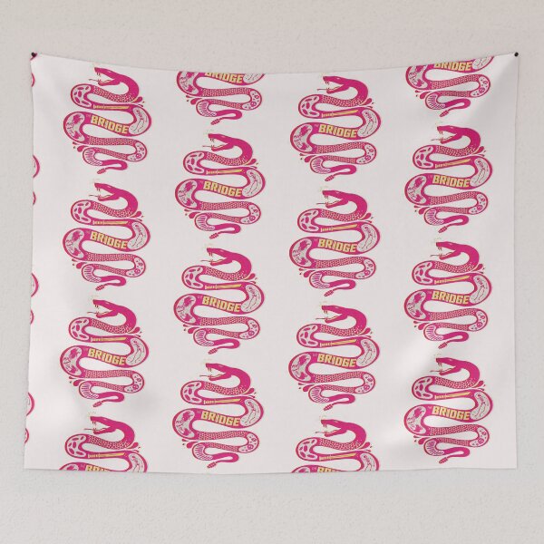 Item preview, psychedelic pink snake poster redesign designed and sold by Ratatatts.