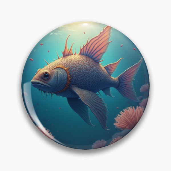 Item preview, A giant fish from another world in pastel colors designed and sold by FreshFruitz.