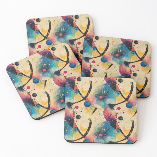 Item preview, Between Curves and Angles: Abstractions designed and sold by MidArtForge.