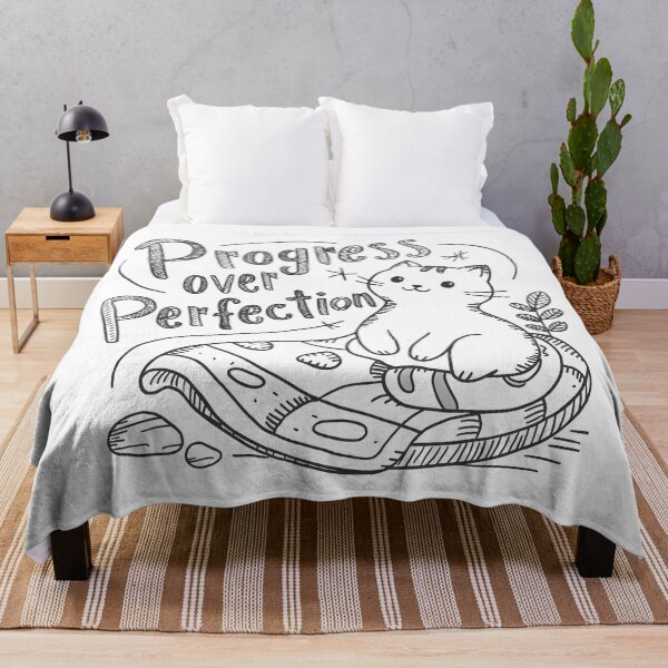 Item preview, Persevering kitten: Progress Over Perfection designed and sold by KennerTH.
