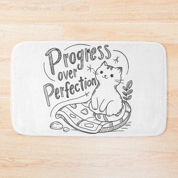 Item preview, Persevering kitten: Progress Over Perfection designed and sold by KennerTH.