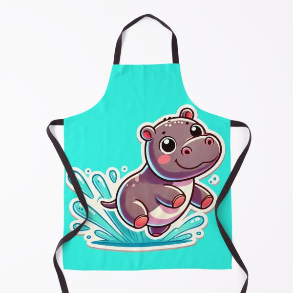 Item preview, Moodeng Bouncy Pygmy Hippo designed and sold by NutSkyArt.