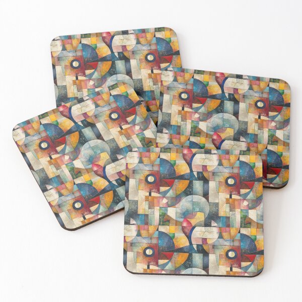 Item preview, Between Curves and Angles: Abstractions designed and sold by MidArtForge.