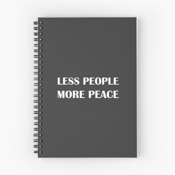 Item preview, Less People More Piece. / Introvert Joke Funny T-Shirt Label designed and sold by introvertvibes.