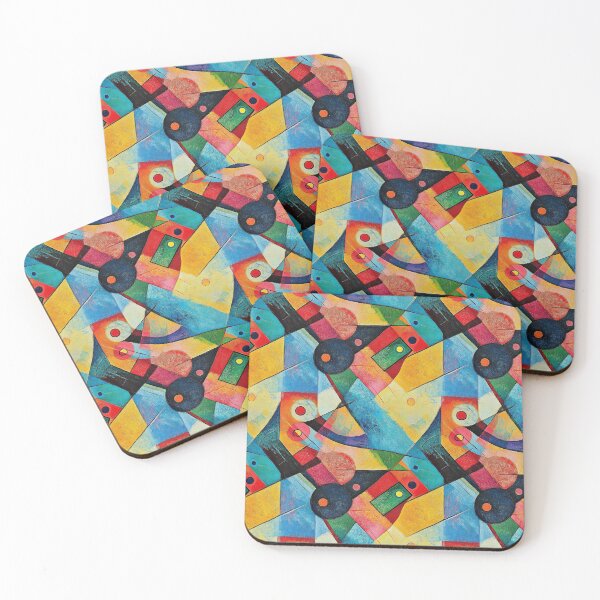 Item preview, Between Curves and Angles: Abstractions designed and sold by MidArtForge.