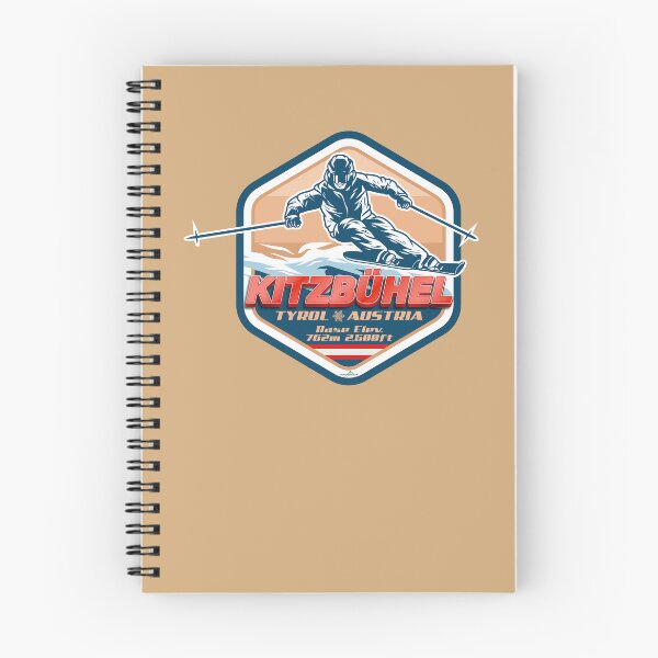 Item preview, Kitzbuhel Austria Tyrol Ski Sticker T-Shirt 01 designed and sold by OuterShellUK.