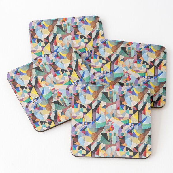 Item preview, Between Curves and Angles: Abstractions designed and sold by MidArtForge.