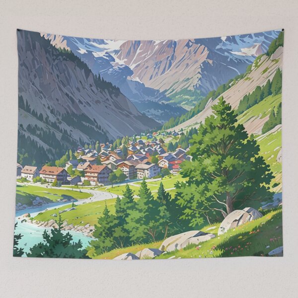 Item preview, Beautiful Landscape, Chamonix Valley, France designed and sold by Worldscape Wonders.