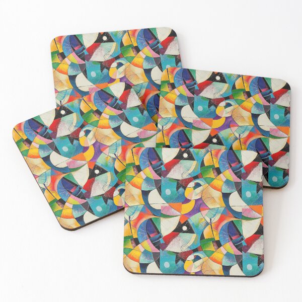 Item preview, Between Curves and Angles: Abstractions designed and sold by MidArtForge.