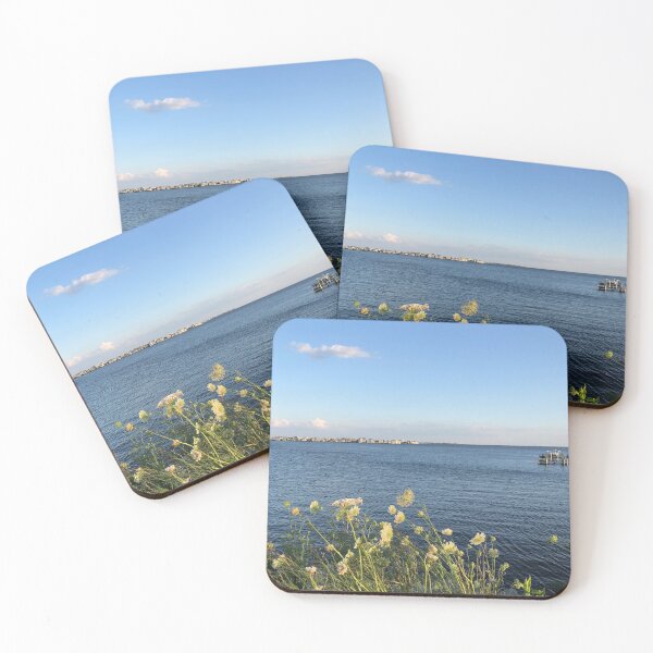 Item preview, New Jersey Bay with Flowers designed and sold by ehirsch3.