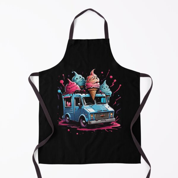 Item preview, Funny Haunted Ice Cream Truck designed and sold by DixierWanite.