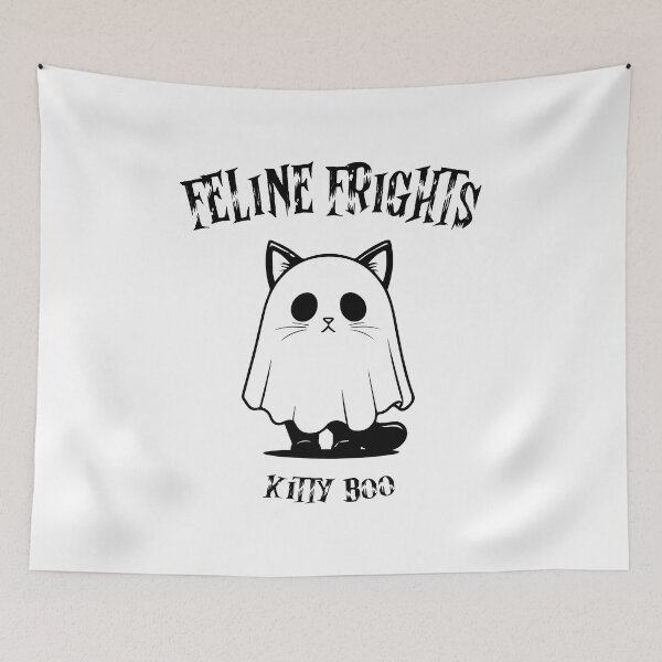 Item preview, "Kitty Boo" the Kitten Ghost  designed and sold by Oddities-N-Ends.