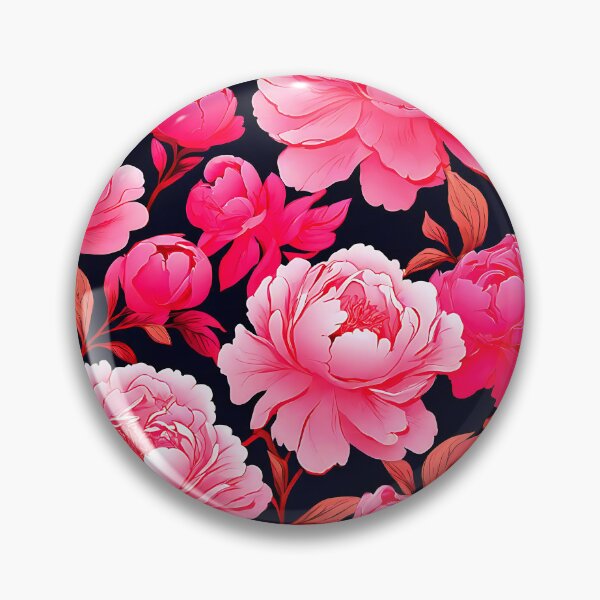 Item preview, A vibrant pattern of peonies designed and sold by Tchoice.