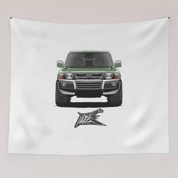 Item preview, mitsubishi pajero montero overland green  designed and sold by NaquashM.