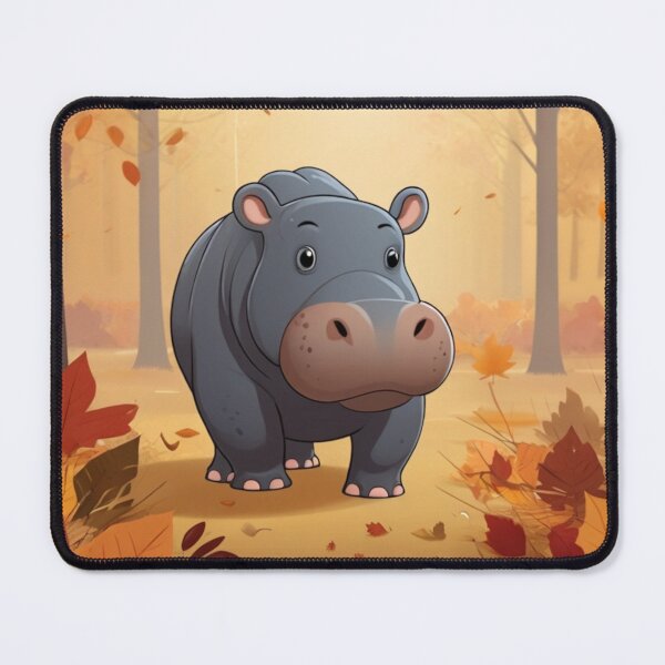Item preview, Autumn Harvest Hippo designed and sold by NeatThingLover.