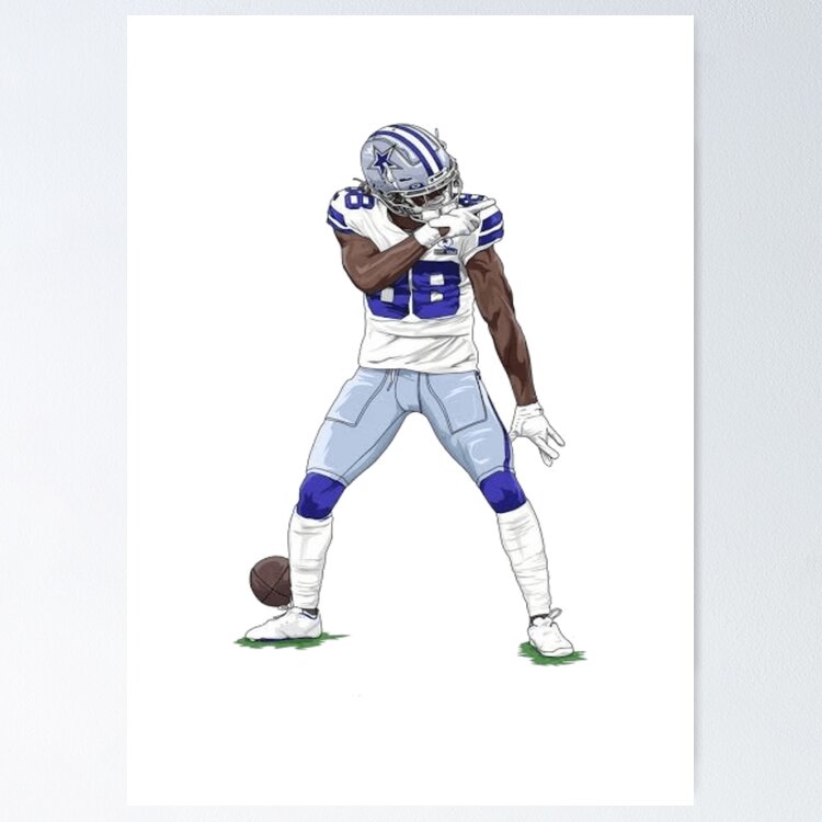 CeeDee Lamb Pointing Celebration Sticker