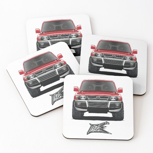Item preview, mitsubishi pajero montero red designed and sold by NaquashM.