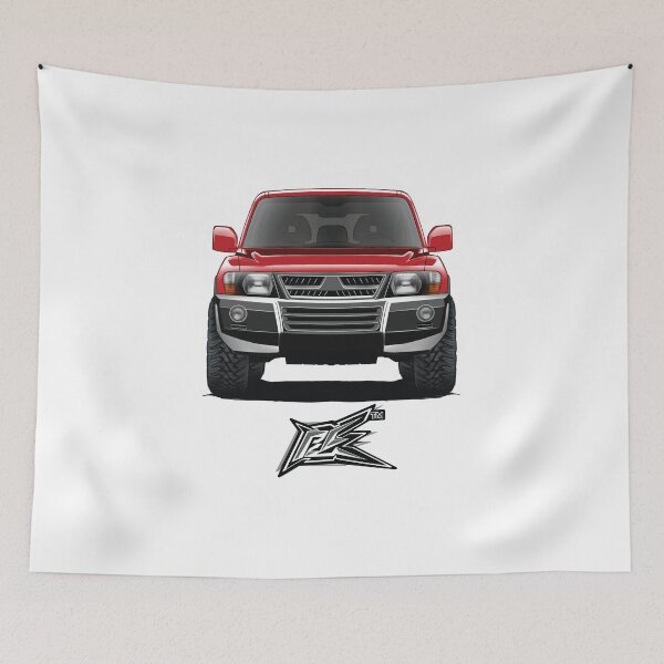 Item preview, mitsubishi pajero montero red designed and sold by NaquashM.