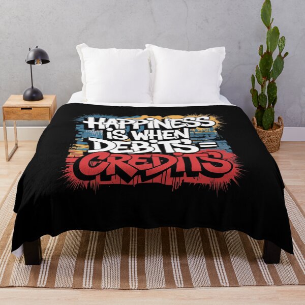 Item preview, Happiness Is When Debits = Credits  designed and sold by mybegoniatee.