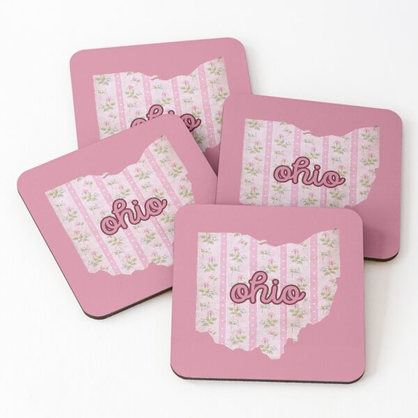 Item preview, Ohio Floral Wallpaper Design - Pink and Green designed and sold by Teribelle.