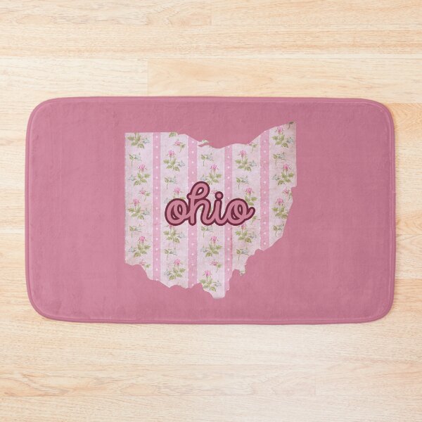Item preview, Ohio Floral Wallpaper Design - Pink and Green designed and sold by Teribelle.