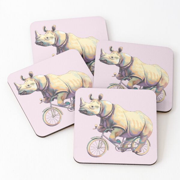 Item preview, Rhino on a bike  designed and sold by typicalartguy.