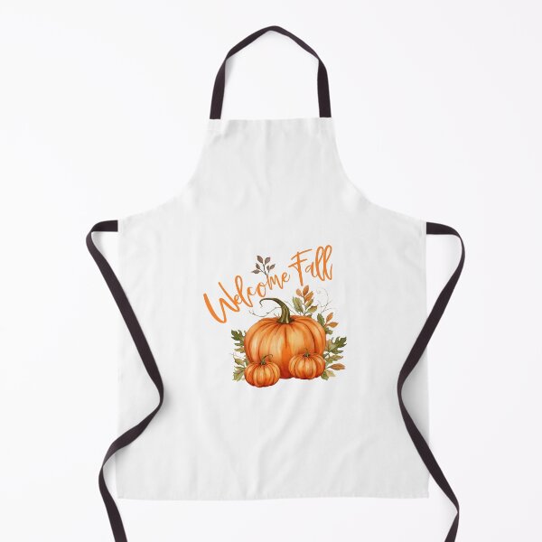 Item preview, Welcome Fall Pumpkins Autumn Leaves  designed and sold by artsyandinspire.