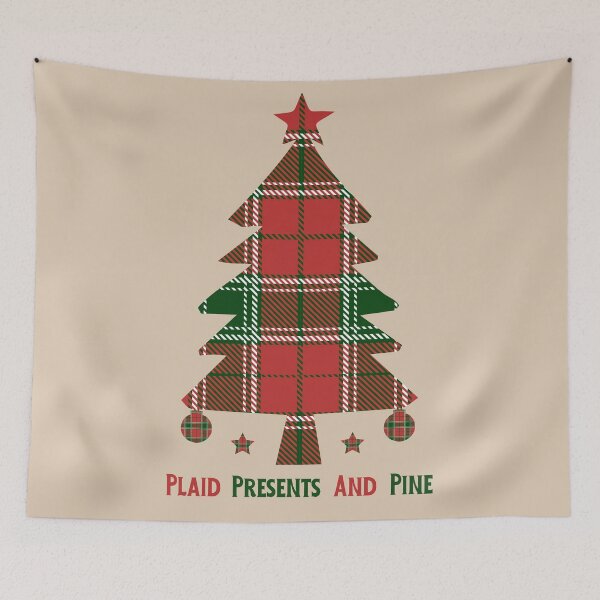 Item preview, Plaid Presents and Pine – Festive Christmas Vibes | Christmas  designed and sold by DesignDazzles.