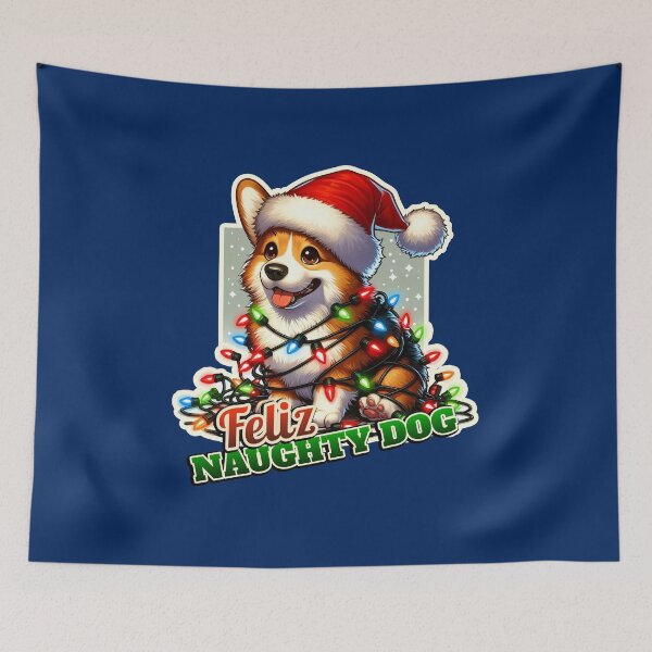 Item preview, Corgi Xmas lights gift designed and sold by ThisDress.