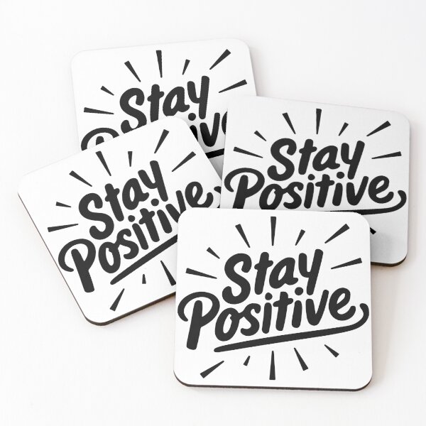 Item preview, Stay Positive Motivational T-Shirt designed and sold by SithCreation.